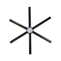 COLOSSUS 84" DC CEILING FAN 6 BLADE BLK-22319/06