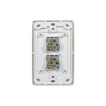 Cougar Switch Vertical 2 Gang 16A 250V (COSWV2G) GSM