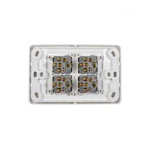 Cougar Switch Horizontal 4 Gang 16A 250V (COSW4G) GSM