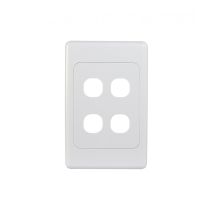 Cougar Blank Switch Plate Vertical 4 Gang (COSWPV4G) GSM