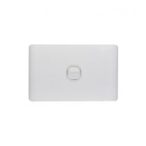 Leopard Switch Horizontal 1 Gang 16AX/20A 250V (LESW1G) GSM