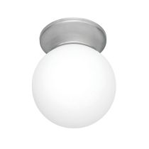 SPHERE 6" DIY GLASS BALL BRUSHED STEEL(81000/13) BRILLIANT LIGHTING