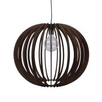 Puffin 600mm Timber Pendant Brown - 31026	