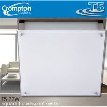 EXLS2303/22W SMALL SQUARE FLUORESCENT OYSTER