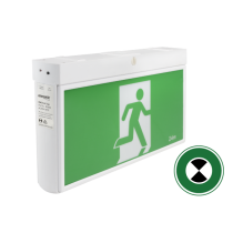 Vieway Emergency Exit Sign Viewing Distance Wall Or Ceiling Mount - 393006 