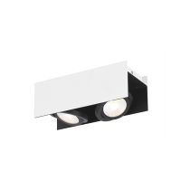Vidago Twin 10.8W LED Dimmable Wall / Ceiling Spot White / Warm White - 39316