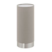 Pasteri Touch Dimmable Table Lamp Satin Nickel / Taupe - 95122