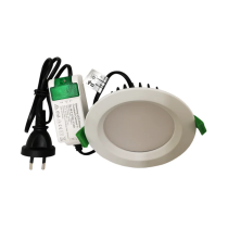 GALTRI: LED Dimmable Tri-CCT Fixed White Recessed Downlights GALTRI01A