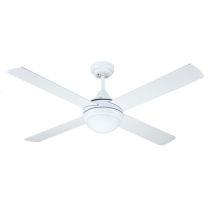 Azure 48" 18W LED Dimmable AC Ceiling Fan White / Tri-Colour - A2327