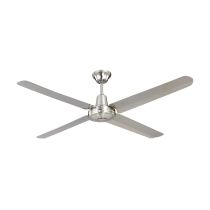 Typhoon M3 48" AC Ceiling Fan Brushed Chrome with Stainless Steel Blades - A3401