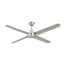 Typhoon M3 52" AC Ceiling Fan Brushed Chrome with Stainless Steel Blades - A3411