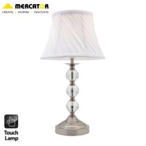 Owen Touch Table Lamp Brushed Chrome A48211