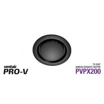 Matte Black Round Fascia to suit AIRBUS 200 body (PVPX200) ABG200BL-RD Ventair