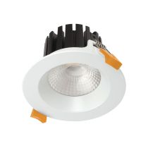 Aqua 13 Watt Dimmable Round LED Downlight White / White - 21262	