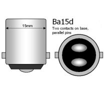Incandescent Lamp, 24 V, BA15d / SBC, 18mm