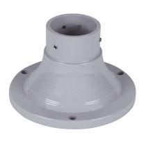 Bollard Base to suit 60-76 Outer Diameter Post Silver - 10697	