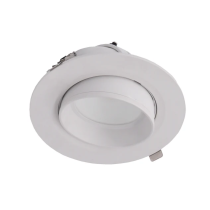 LED Dual Power & Tri-CCT Gimbal White Recessed Shop Lighter SHOPTRI01