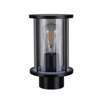 BL-400 BOLLARD HEAD 76MM E27 BLACK CLEAR 10670