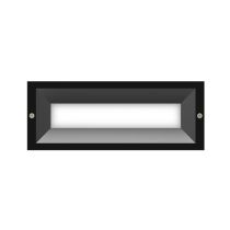 WALL LED 240V RECD Dark Grey Rect BRICK0003 Cla Lighting
