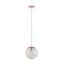 BUBBLE-200 CLEAR BALL 1XE27 PNDT ROSE GOLD 31454