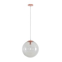 BUBBLE-300 CLEAR BALL 1XE27 PNDT ROSE GOLD 31482