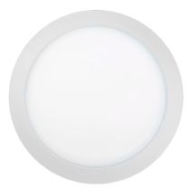 Kensley 30cm 20w 4000k Cool White LED Round Bunker Light in White