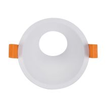 Cell 90mm Round Recessed Wall Washer Frame White - 27056	