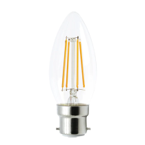Candle LED Filament Dimmable Globes Clear Diffuser (4W)- CF38DIM
