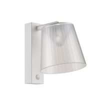 WALL INTERNAL S/M LED 6W WH 1 switch Clear PS Shade  CHESTER02 Cla Lighting