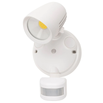Cicero 1Lt LED Security Flood Light With PIR Sensor- MXD6721WHT-SEN