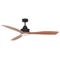 Clarence Ceiling Fan with LED Light by Mercator 56″ in Oil Rubbed Bronze- FC768143RB