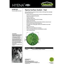 Hyena Surface Socket 10A 250V Three Pins Fast Installation (HYPP1GF) GSM