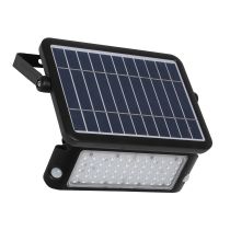 Defender 10W LED Solar Floodlight Black MXS4410 Mercator Lighting