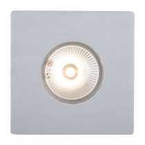 Deka 3 Watt 12V Square LED Deck/Inground Light Anodised Aluminium / Warm White - 19426/19458	