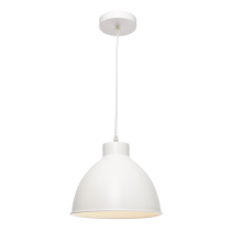 DOME1PWHT, Pendant Light, Cougar Lighting, Dome Collection