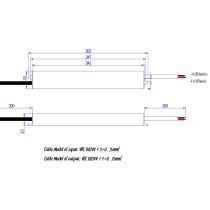 Weatherproof DC Constant Voltage 12V 100W IP67 Driver - VHO-060-012A01