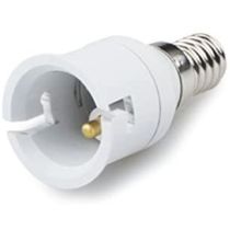 E14 to B22 Adapter, E14 Lamp Base (Male Part) to B22 Lamp Holder (Female Part) Converter - ELE-E14-B22