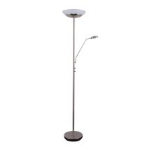 EDEN-FL M&C FLOOR LAMP DIM 240V SATIN CHROME 22502