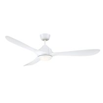 JUNO 56'' DC CEILING FAN 4 STEP COLOUR CHANGING WHITE