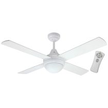 Glendale Celing Fan with Light & Remote, 120cm/48", White - FC182124RWH