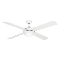 Caprice 1200 Ceiling Fan with B22 Light white