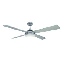 Luna 1300 Ceiling Fan with LED Light Silver ( 1UNIT ONLY )