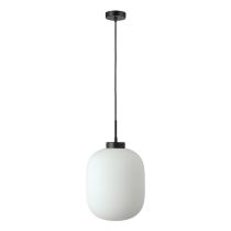 FLAUNT GLASS PENDANT 240V E27 BLACK OPAL 22739