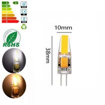 Non Dimmable G4 LED 3W Light COB Filament Capsule Corn Bulb Cool White