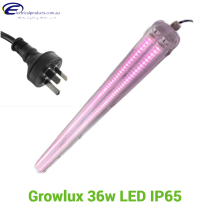 36W LED Grow Light Hydroponic Full Spectrum Veg Flower Plant Light Fixture ELE-T8LEDFS2X18WIP65FP