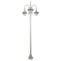 Monaco Triple Head Tall Plain Post Light BEIGE - 15860