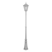 Chester Single Head Tall Post Light Large White - 15097	