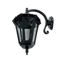 CHESTER-LARGE WALL BRACKET C-ARM DOWN B22 Black - 15104