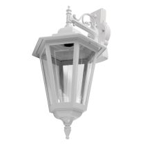 Turin Downward Wall Light Large White - 15493