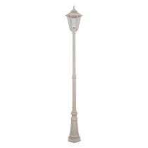 Turin Large Single Head Tall Post Light Beige - 15512	